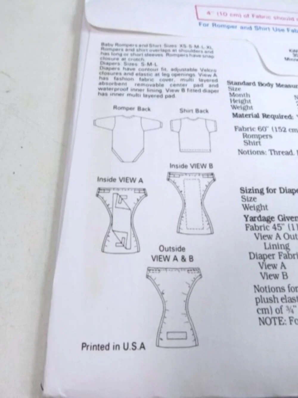 Kwik Sew 2026 Clothing Sewing Pattern NEW UNCUT XS-XL diaper, Romper, Shirt
